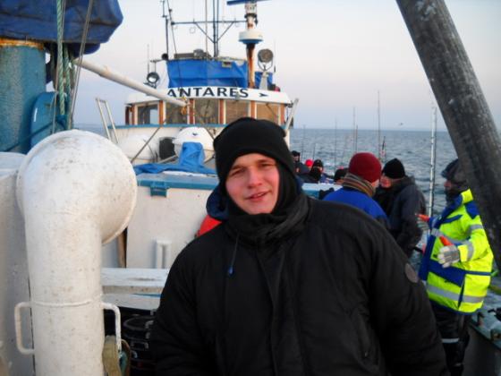 Do Danii na Kuter Antares