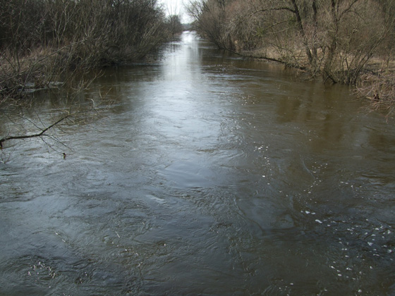 Rzeka przed wiosną