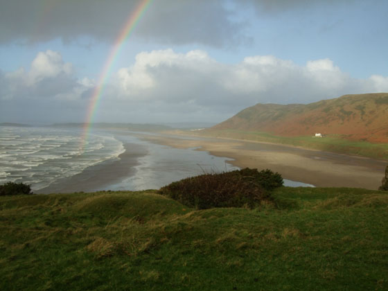 Zimowe widoki nad morzem